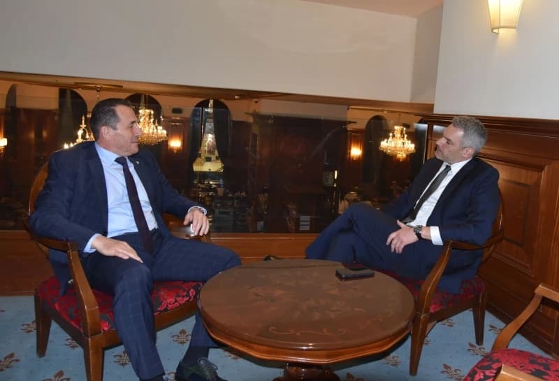 Selmo Cikotić i Karl Nehammer 