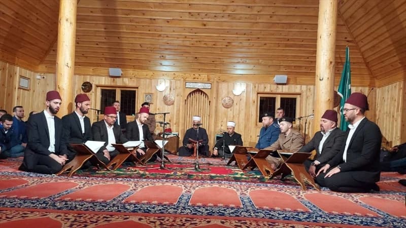 Obuilježavanje Lejletul-Bedr u džamiji na Igmanu