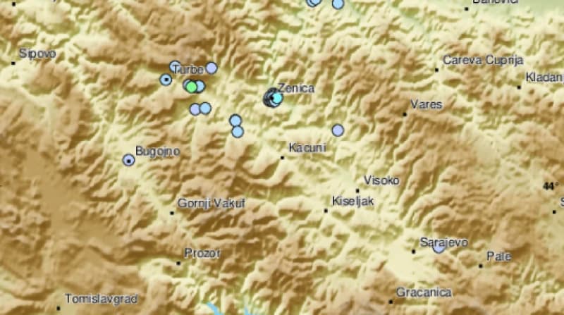 Novi zemljotres pogodio BiH, epicentar u blizini Zenice