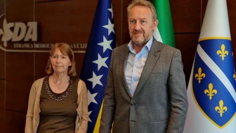 Bakir Izetbegović i Kathleen Kavalec