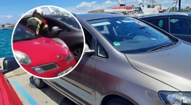 Vatrogasci iz Umaga objavili snimak spašavanja: Bebu u autu na suncu ostavili majka, baka i djed 