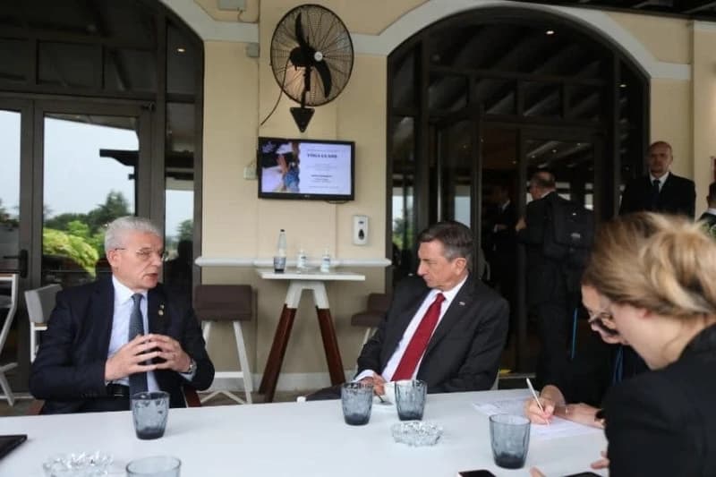 Šefik Džaferović i Borut Pahor