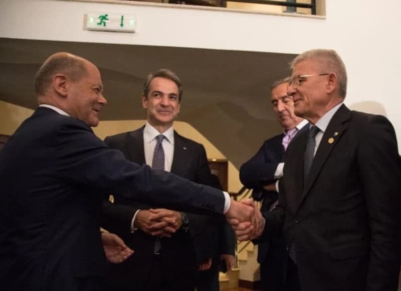 Olaf Scholz i Šefik Džaferović