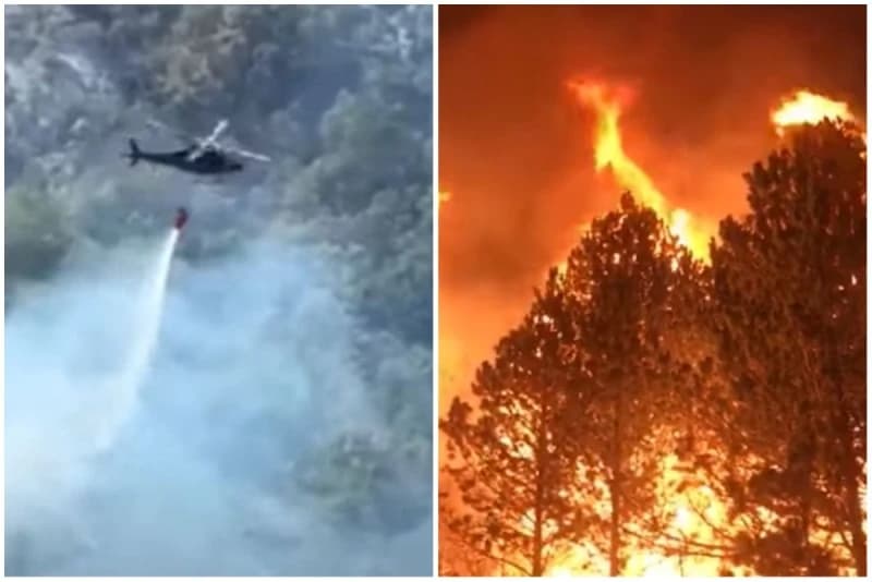 Požar na NP Sutjeska i Blidinju