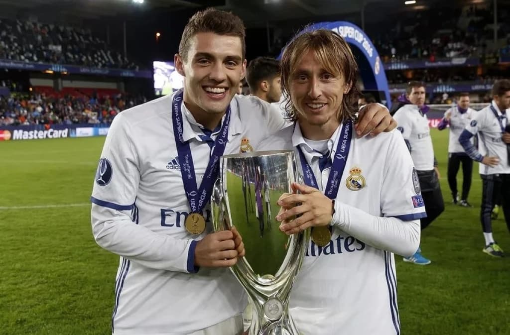 Mateo Kovačić i Luka Modrić