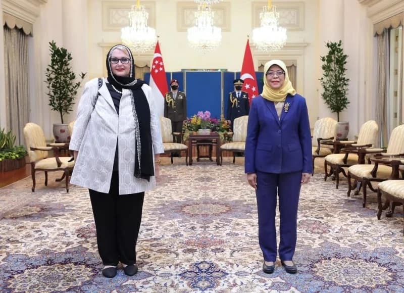 Bisera Turković i Halimah Yacob