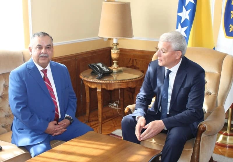 Akhtar Jamil Rao i Šefik Džaferović