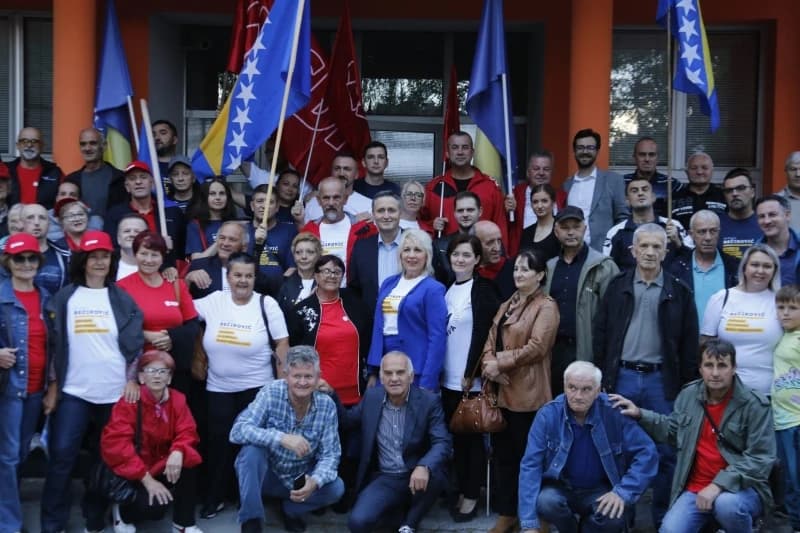 Denis Bećirović u Varešu