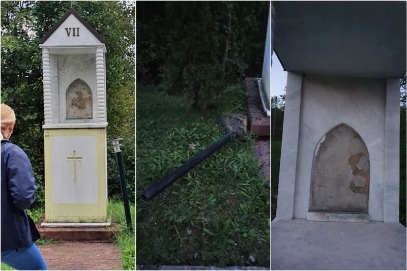 Drijenča: Oštećene kapelice