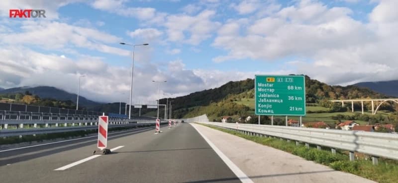 Provozali smo se dionicom autoputa Tarčin - Bradina