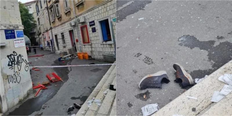 Split, eksplozija