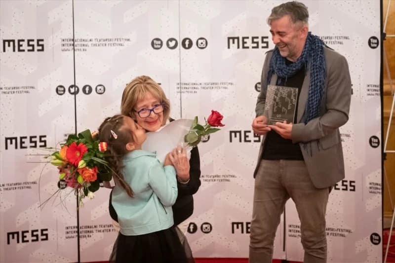 Milka Podrug Kokotović, uručenje Zlatnog lovorovog vijenca MESS