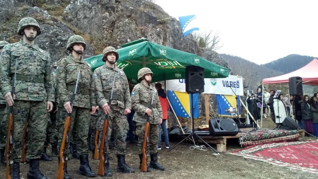 Pripadnici Oružanih snaga BiH na Bobovcu