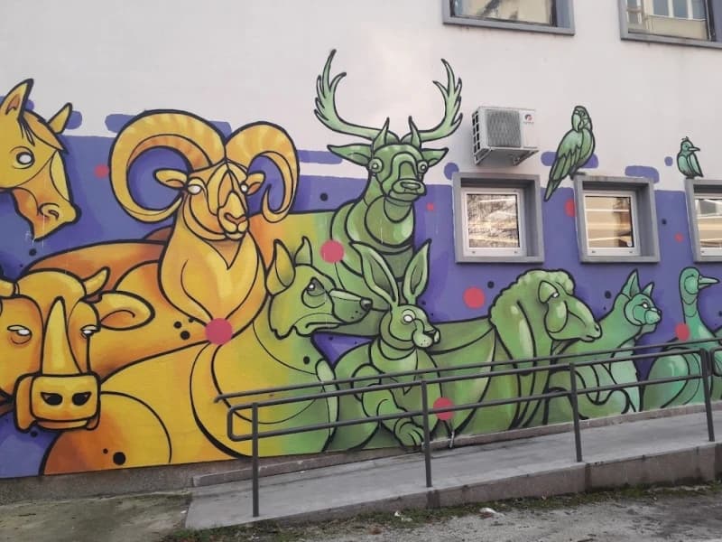 Mural na Veterinarskom fakultetu 