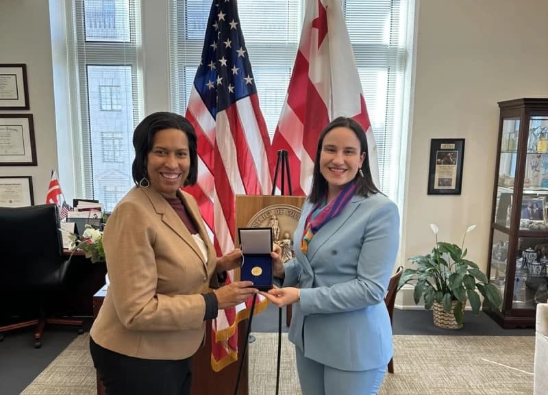 Benjamina Karić i Muriel Bowser