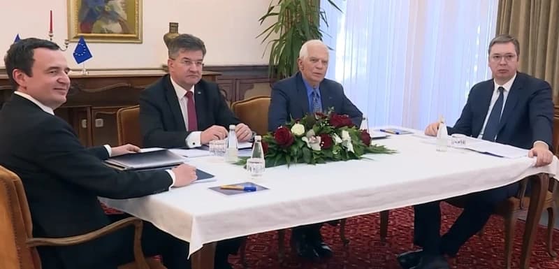 Detalj sa sastanka u Ohridu