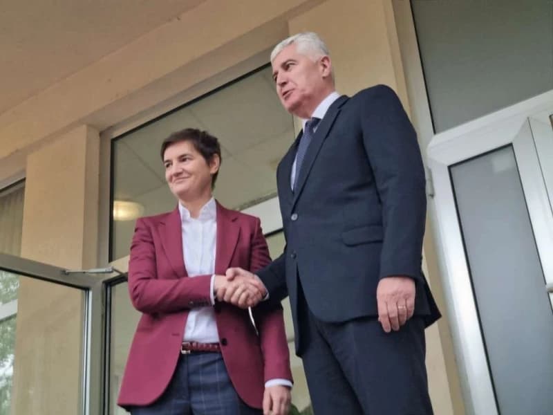Ana Brnabić i Dragan Čović
