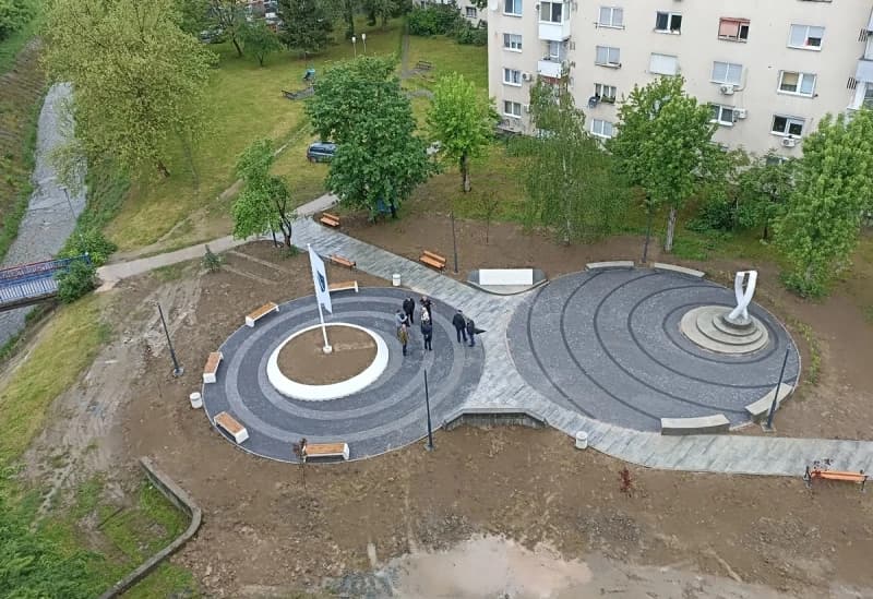 Spomen park u izgradnji