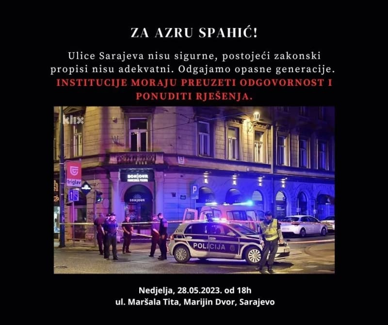 Najava protesta