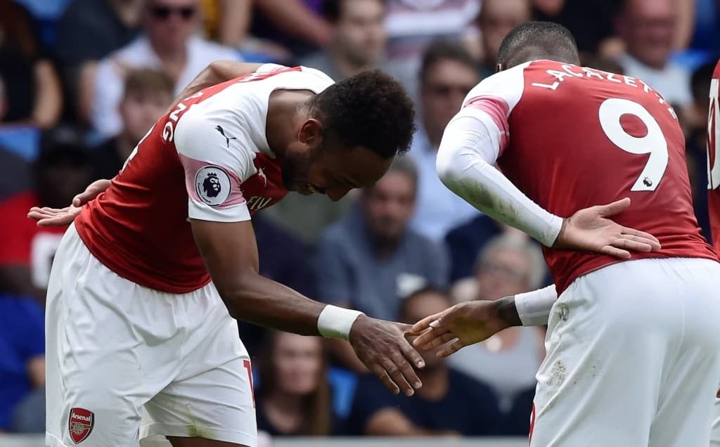 Pierre-Emerick Aubameyang i Alexandre Lacazette