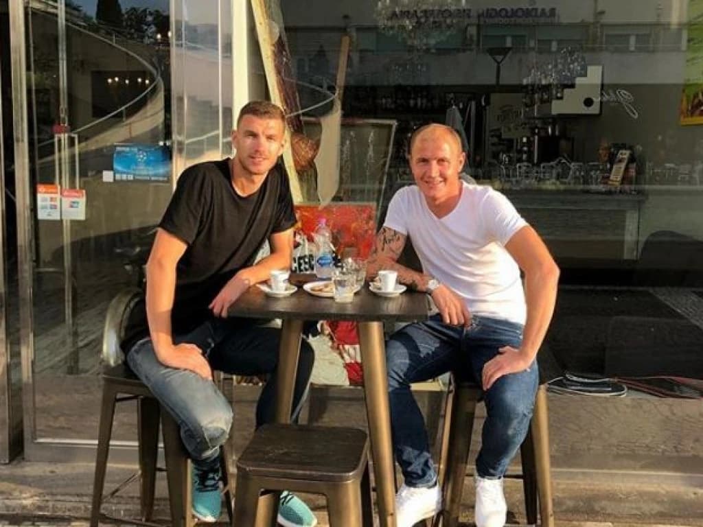 Edin Džeko i Senijad Ibričić