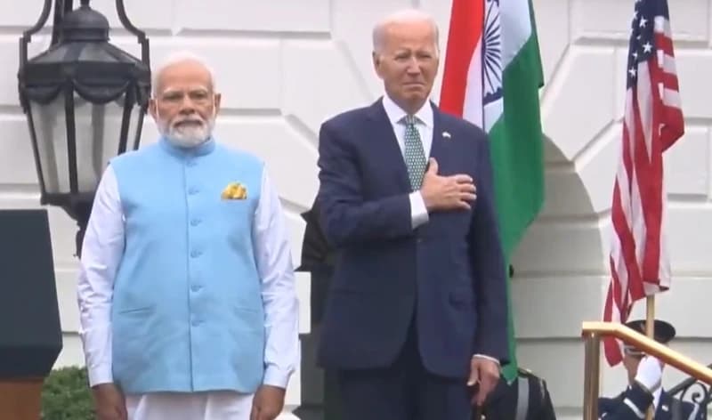 Joe Biden i Narendra Modi 