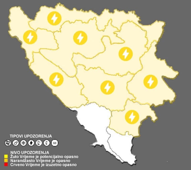 Žuti meteoalarm