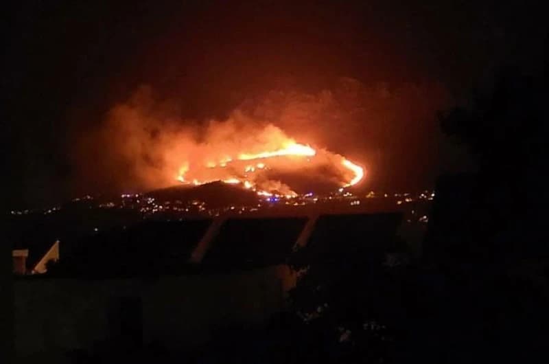 Dva velika požara kod Dubrovnika, vatrena stihija zaprijetila kućama