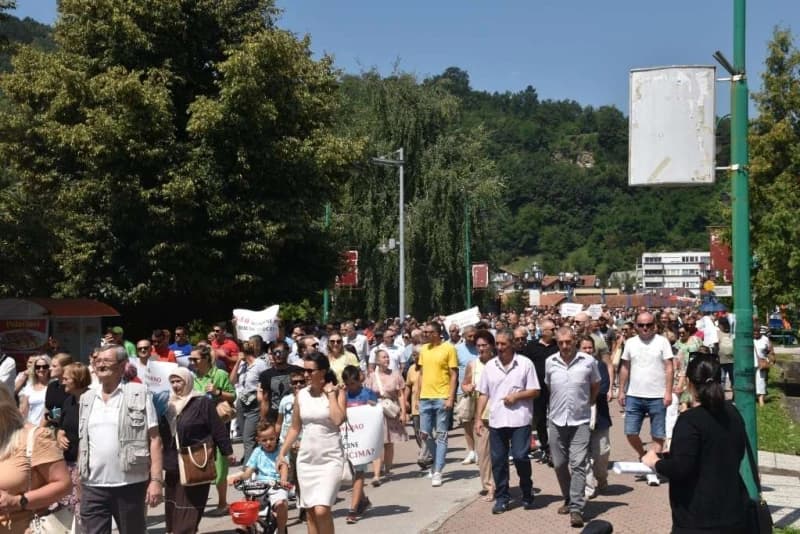 Protest u Goraždu