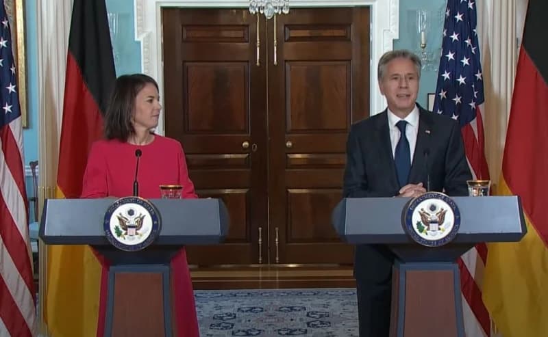 Annalena Baerbock i Antony Blinken