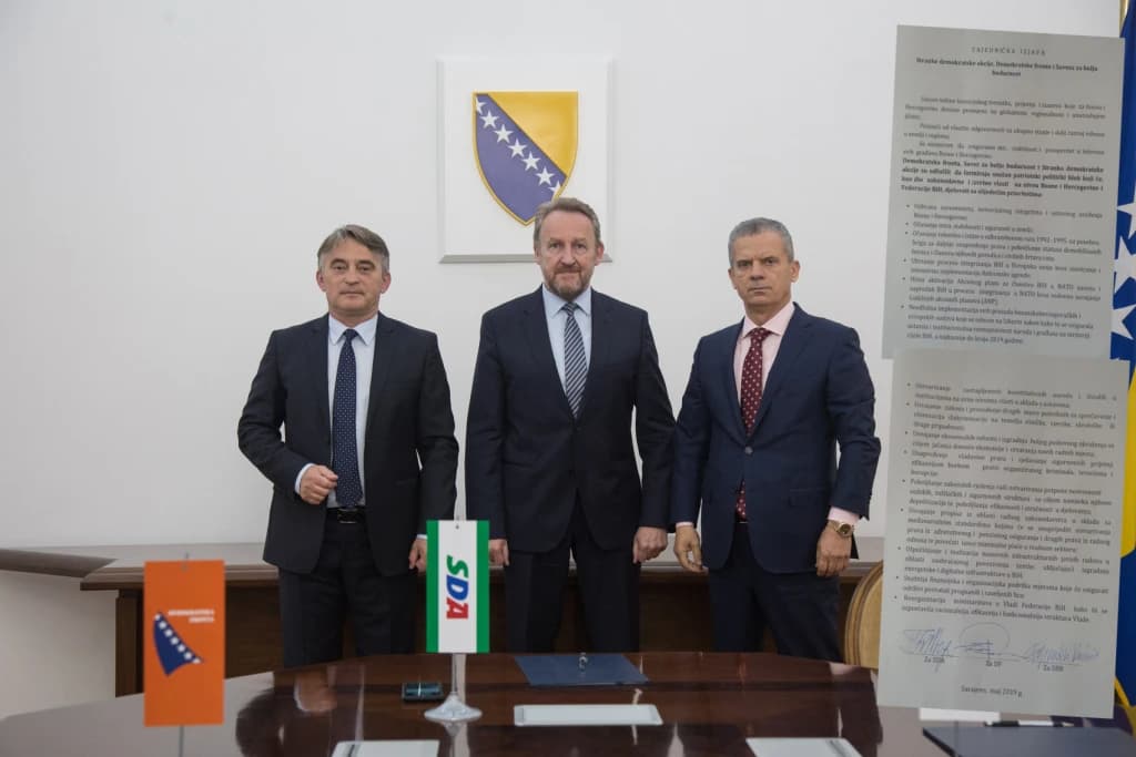 Željko Komšić, Bakir Izetbegović, Fahrudin Radončić