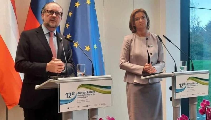 Alexander Schallenberg i Tanja Fajon