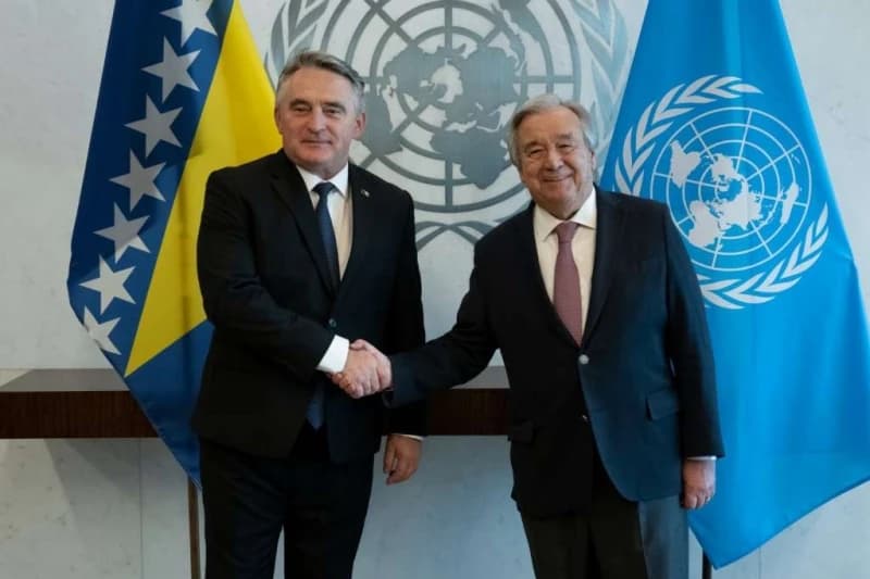 Željko Komšić i Antonio Guteres 
