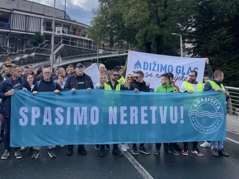 Protest za Neretvu