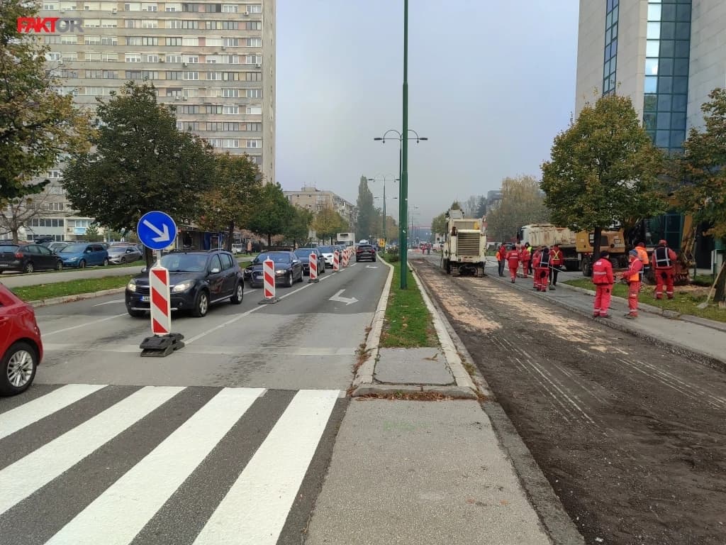 Počeli radovi na rekonstrukciji Ložioničke ulice u Sarajevu; Upozorenje vozačima: Očekujte velike gužve