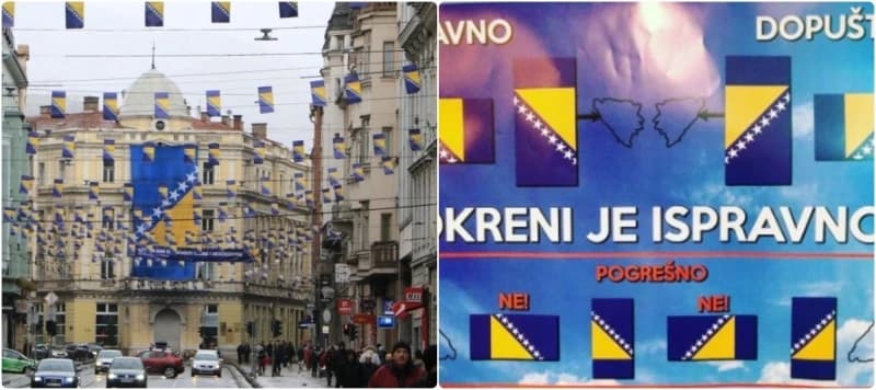 Zastava BiH, Vječna vatra 