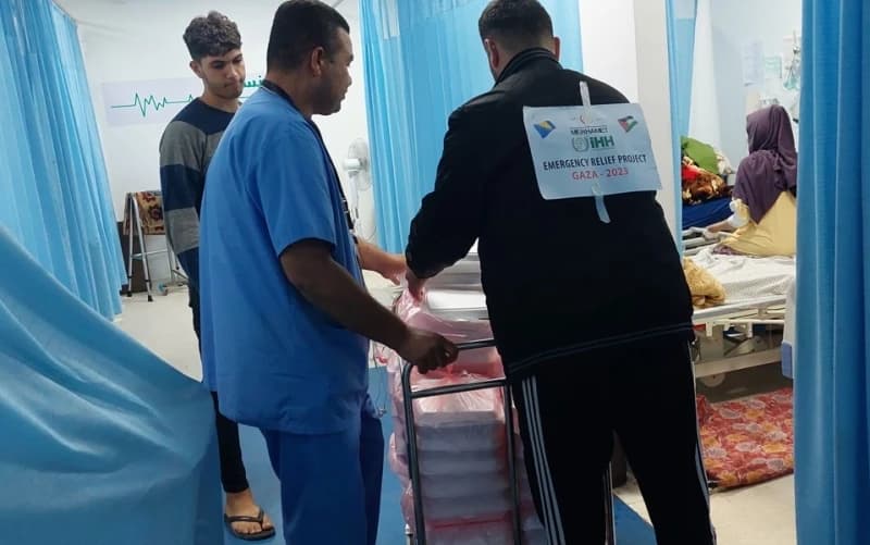 Gaza, bolnica, hrana 