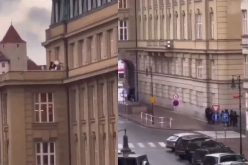 Dramatičan snimak iz Praga, muškarac pokušao skrenuti pažnju ubici: Hej ti, je**  te! Ovdje sam, pucaj ovdje! 