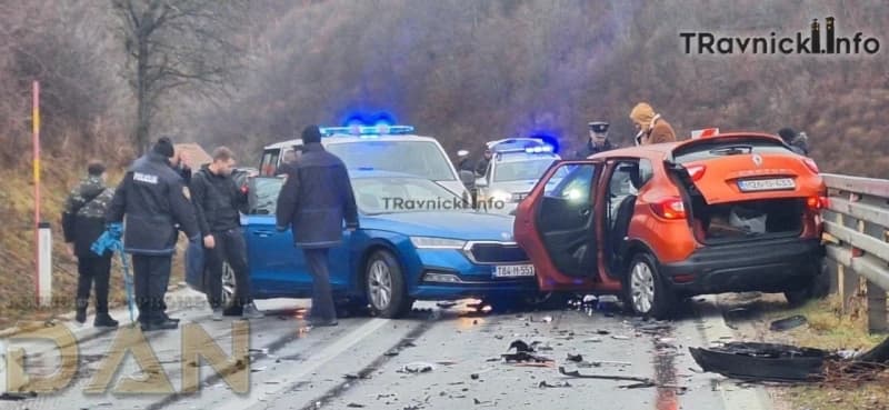 Donja Trebeuša, Komar, sudar pet vozila 