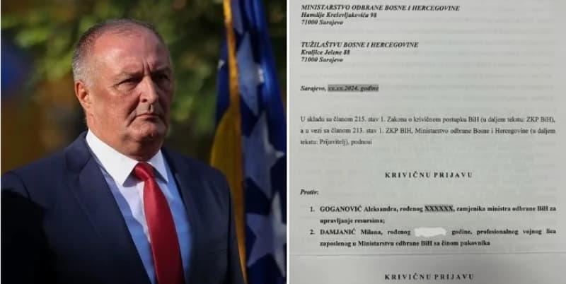 Helez u četvrtak podnosi krivične prijave protiv Dodika, Goganovića i pukovnika OSBiH Damjanića 