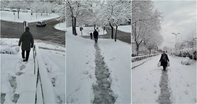Snijeg Alipašino polje 
