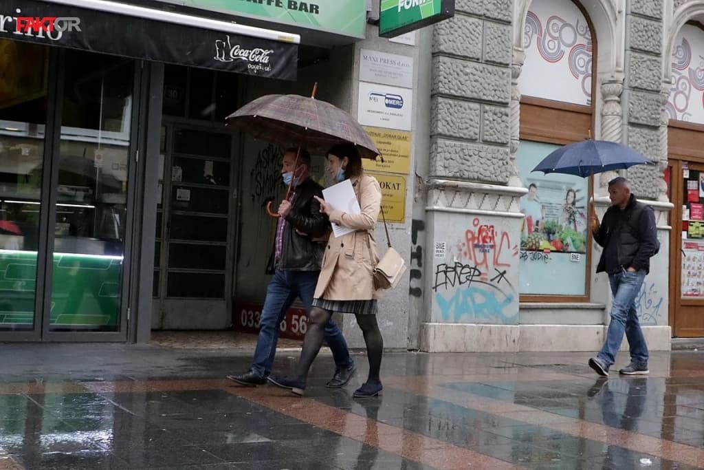 U BiH oblačno sa kišom, na vrhovima planina moguć snijeg