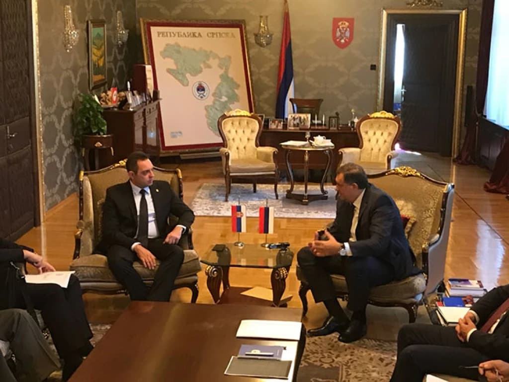 Milorad Dodik i Aleksandar Vulin
