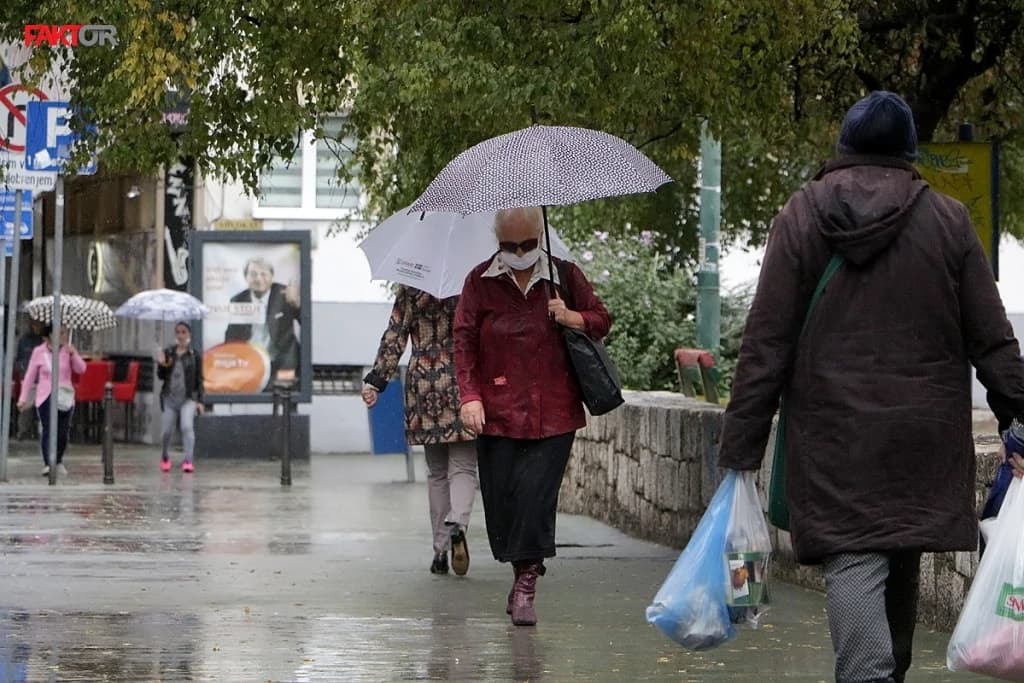 U Bosni pretežno oblačno, bit će i nešto kiše