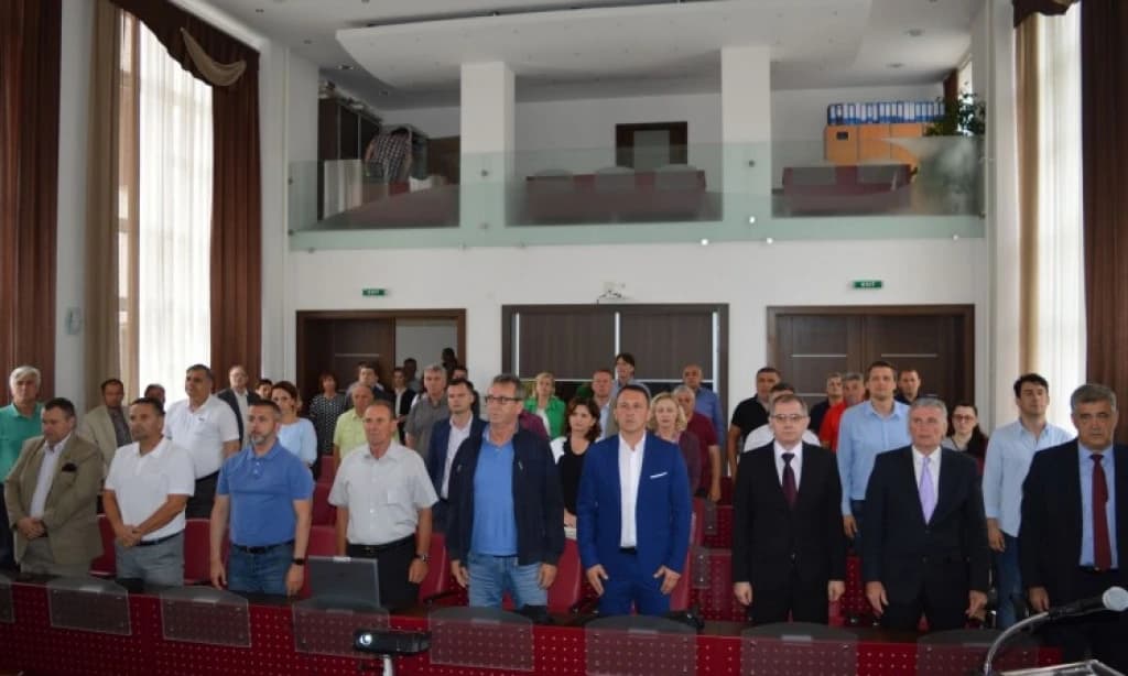 Detalj sa svečane sjednice Gradskog vijeća Bihać