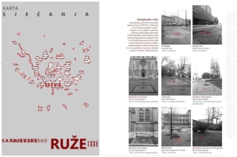 Karta sjećanja , Sarajevske ruže 1992-1995