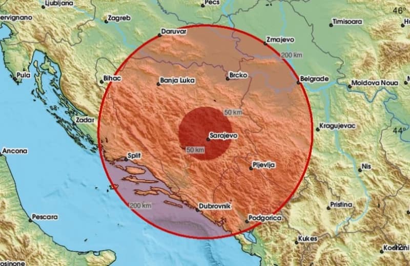 Novi zemljotres prodrmao Sarajevo