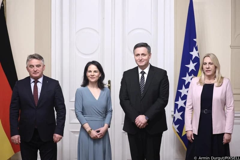 Ministrica vanjskih poslova Njemačke Annalena Baerbock u Predsjedništvu BiH