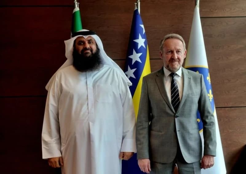 Bakir Izetbegović sa ambasadorom Katara  Al-Attiyahom
