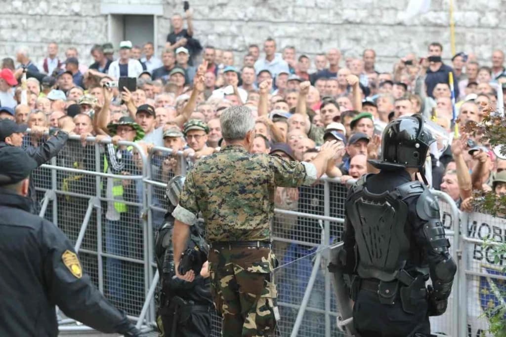 Protesti boraca 